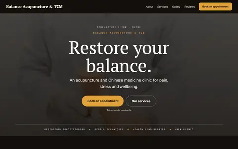 Balance Acupuncture & TCM in the Moody Dark direction