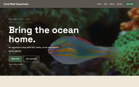Coral Reef Aquariums in the Warm Classic direction