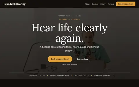 Soundwell Hearing in the Moody Dark direction