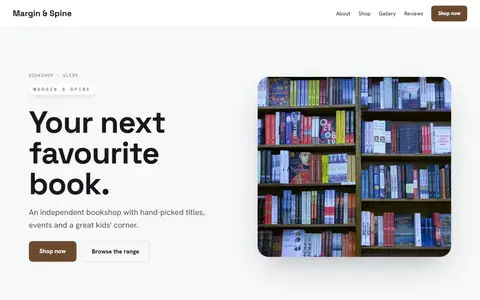 Margin & Spine in the Bright Minimal direction