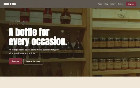 Cellar & Vine in the Warm Classic direction