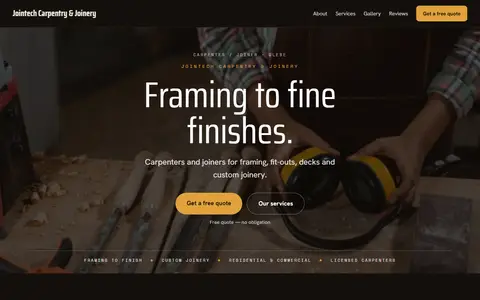 Jointech Carpentry & Joinery in the Moody Dark direction