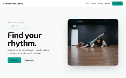Studio Move Dance in the Bright Minimal direction