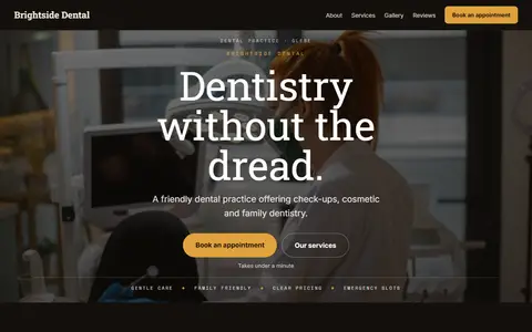 Brightside Dental in the Moody Dark direction