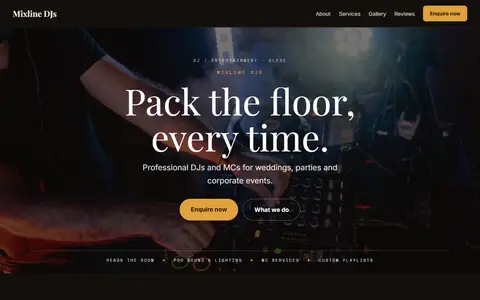 Mixline DJs in the Moody Dark direction