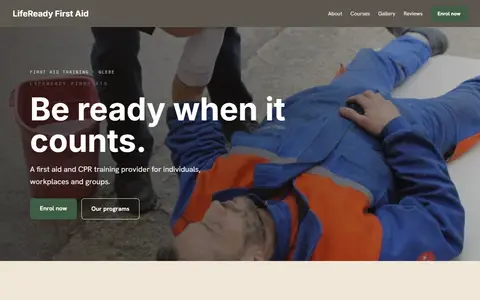 LifeReady First Aid in the Warm Classic direction