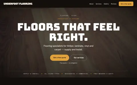 Underfoot Flooring in the Moody Dark direction