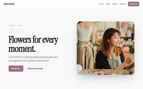 Stem & Petal in the Bright Minimal direction
