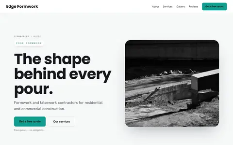 Edge Formwork in the Bright Minimal direction
