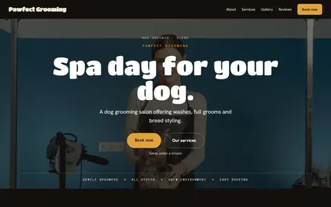 Pawfect Grooming in the Moody Dark direction