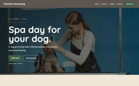 Pawfect Grooming in the Warm Classic direction