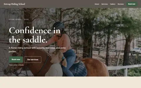 Stirrup Riding School in the Warm Classic direction
