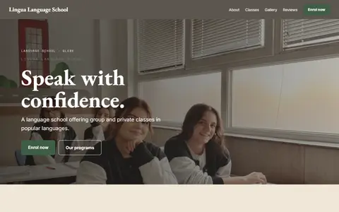 Lingua Language School in the Warm Classic direction