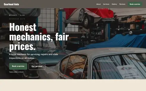 Gearhead Auto in the Warm Classic direction