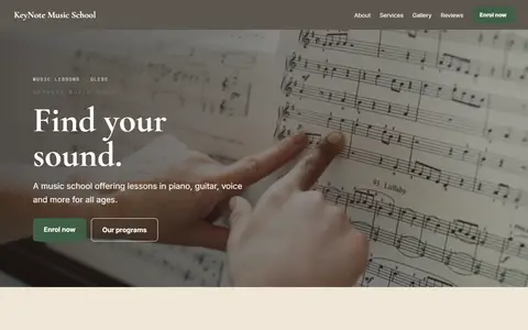 KeyNote Music School in the Warm Classic direction