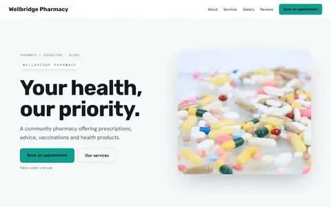 Wellbridge Pharmacy in the Bright Minimal direction