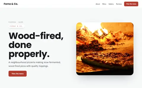 Forno & Co. in the Bright Minimal direction