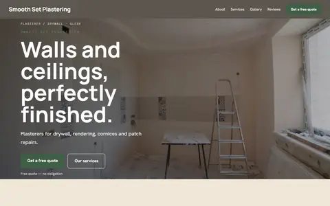 Smooth Set Plastering in the Warm Classic direction