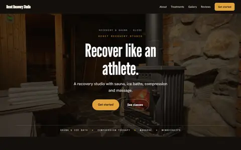 Reset Recovery Studio in the Moody Dark direction