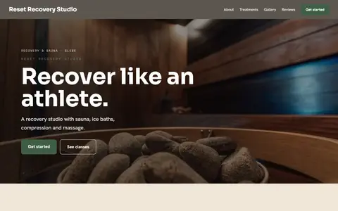 Reset Recovery Studio in the Warm Classic direction
