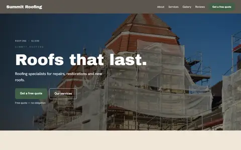 Summit Roofing in the Warm Classic direction