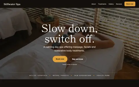 Stillwater Spa in the Moody Dark direction