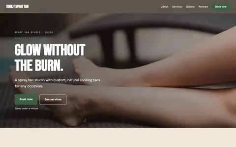 Sunlit Spray Tan in the Warm Classic direction