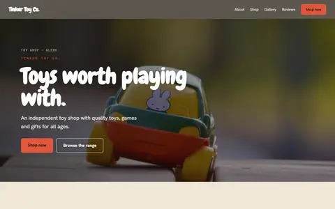 Tinker Toy Co. in the Warm Classic direction