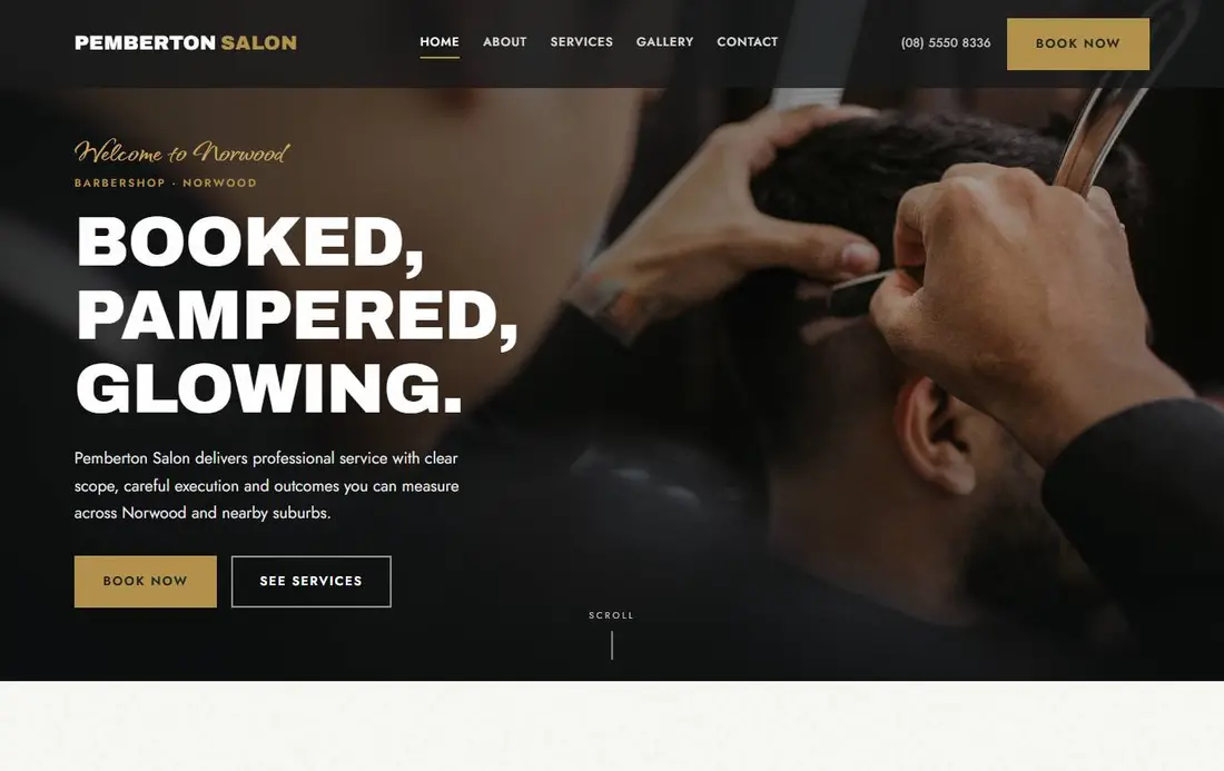 A real Veloċi template site